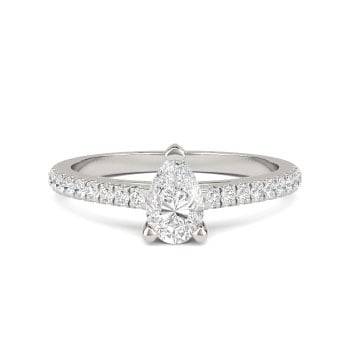 0.55ct VS/E-F Round Natural Diamond Halo Earrings