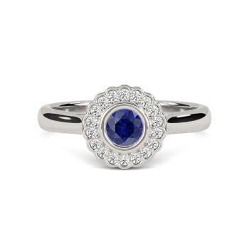 2.01ct I1/F Round Natural Diamond Solitaire Ring