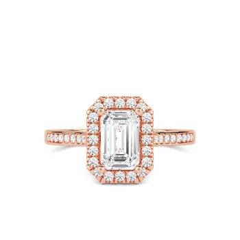 0.50ct VS/E-F Round Natural Diamond Full Eternity Ring