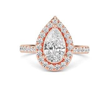 0.75ct VS/E-F Elegant Round Natural Diamond Full Eternity Ring