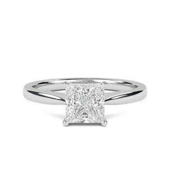 0.70ct VS/E-F Round Cluster Natural Diamond Ring