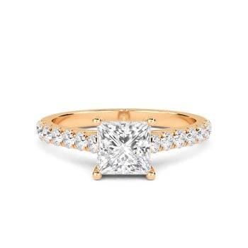 0.80ct VS/E-F 3mm Traditional Round Natural Diamond Eternity Ring