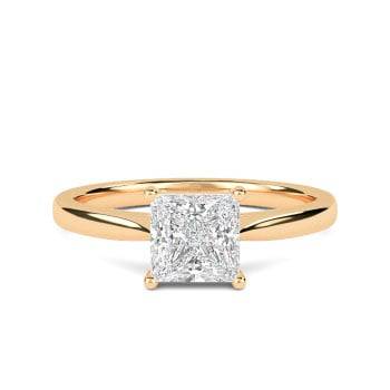 0.70ct VS/E-F Round Cluster Natural Diamond Ring