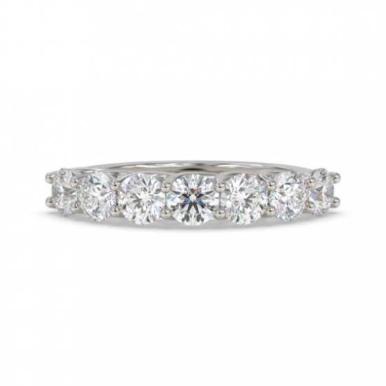 0.75ct Round 7 Stone Diamond Ring